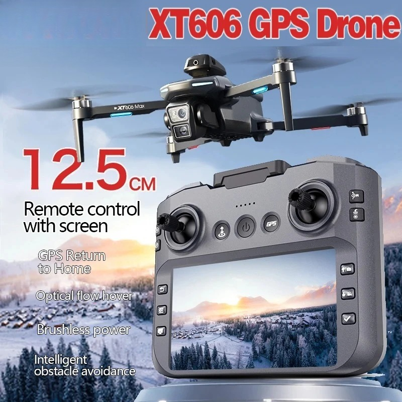 Drone GPS XT606 MAX Asli 4k Pr - Drone Gps Mount ulasan dan harga